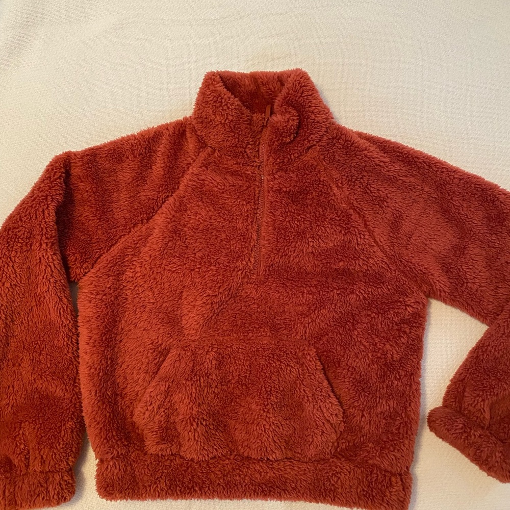 Aero Rust Pullover   XS half zip two pockets - Picture 2 of 5